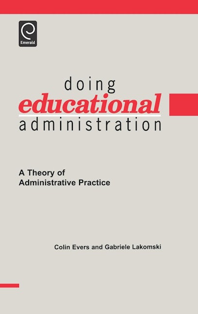 Book cover image for Doing Educational Administration ISBN: 9780080433516