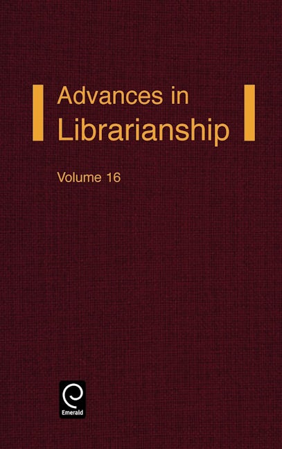 Book cover image for Advances in Librarianship ISBN: 9780120246168