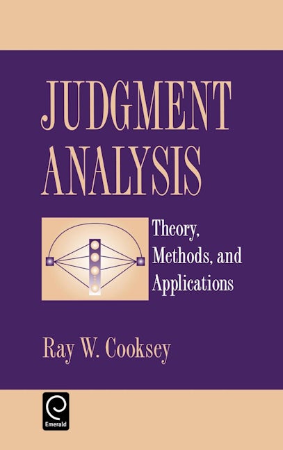 Book cover image for Judgement Analysis ISBN: 9780121875756