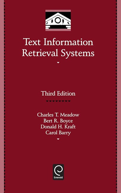Book cover image for Text Information Retrieval Systems ISBN: 9780123694126