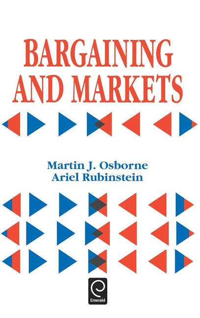 Book cover image for Bargaining and Markets ISBN: 9780125286329