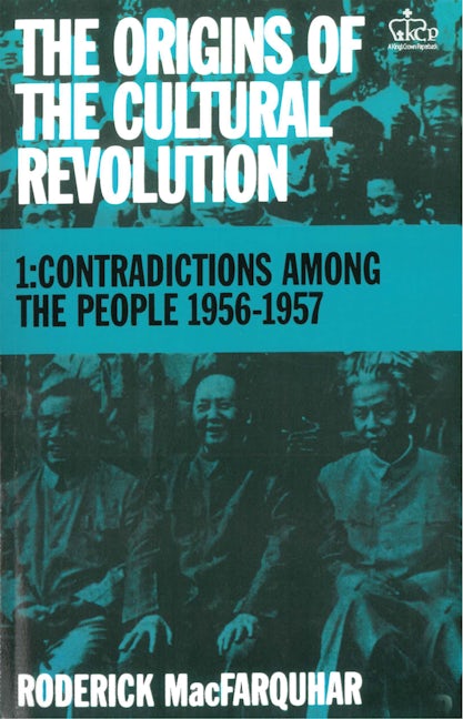 Book cover image for The Origins of the Cultural Revolution ISBN: 9780231083850