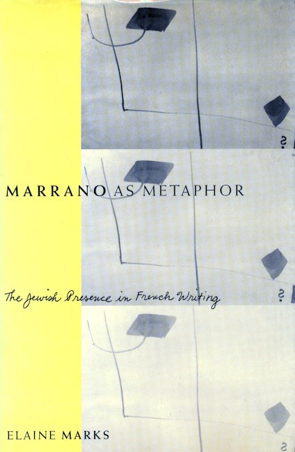 Book cover image for Marrano as Metaphor ISBN: 9780231103084