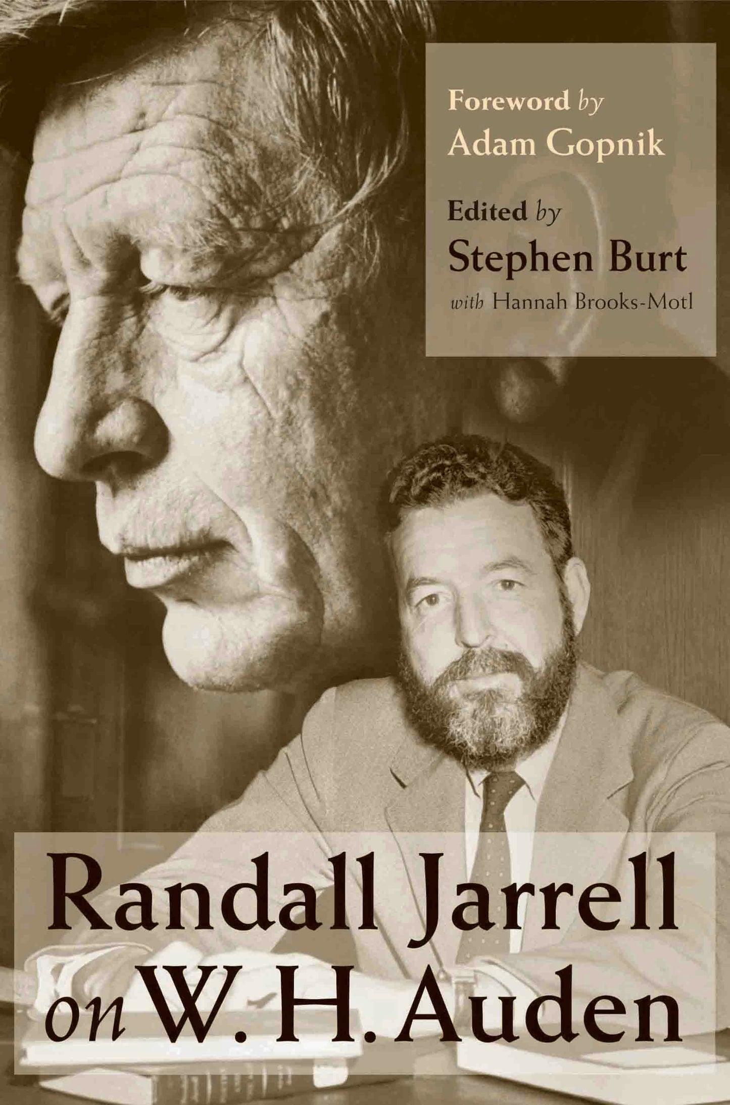 Book cover image for Randall Jarrell on W. H. Auden ISBN: 9780231130783