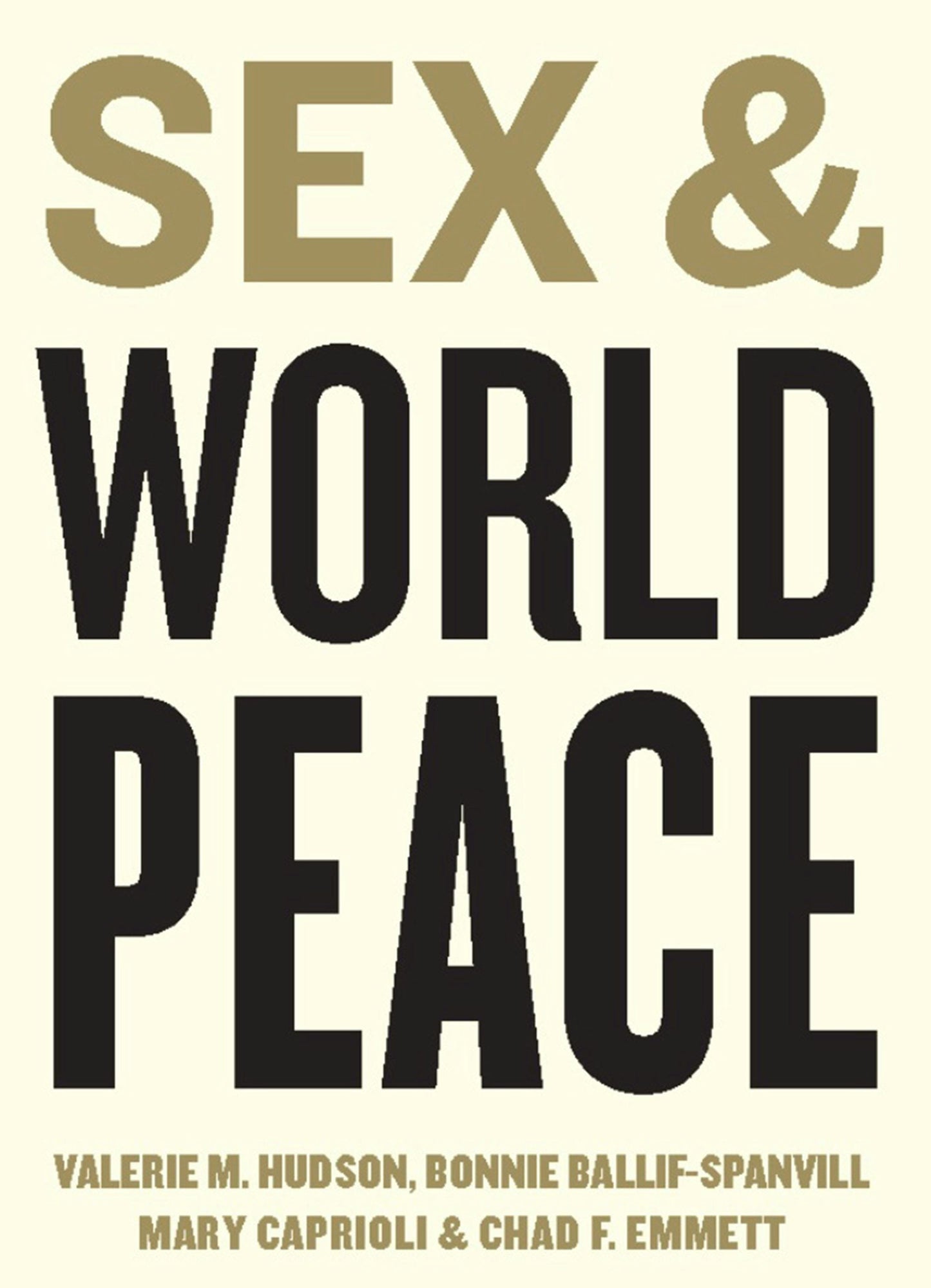 Cover image for Sex and World Peace, isbn: 9780231131827