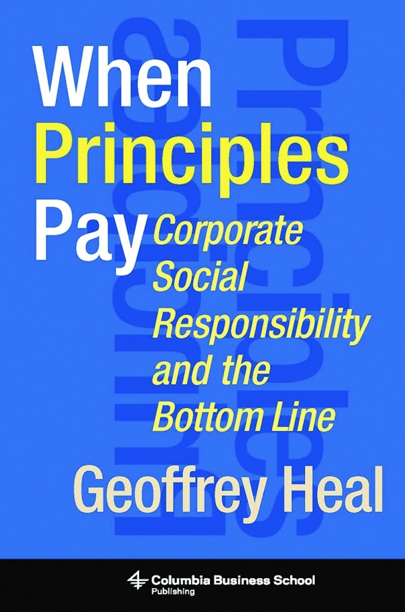 Book cover image for When Principles Pay ISBN: 9780231144001