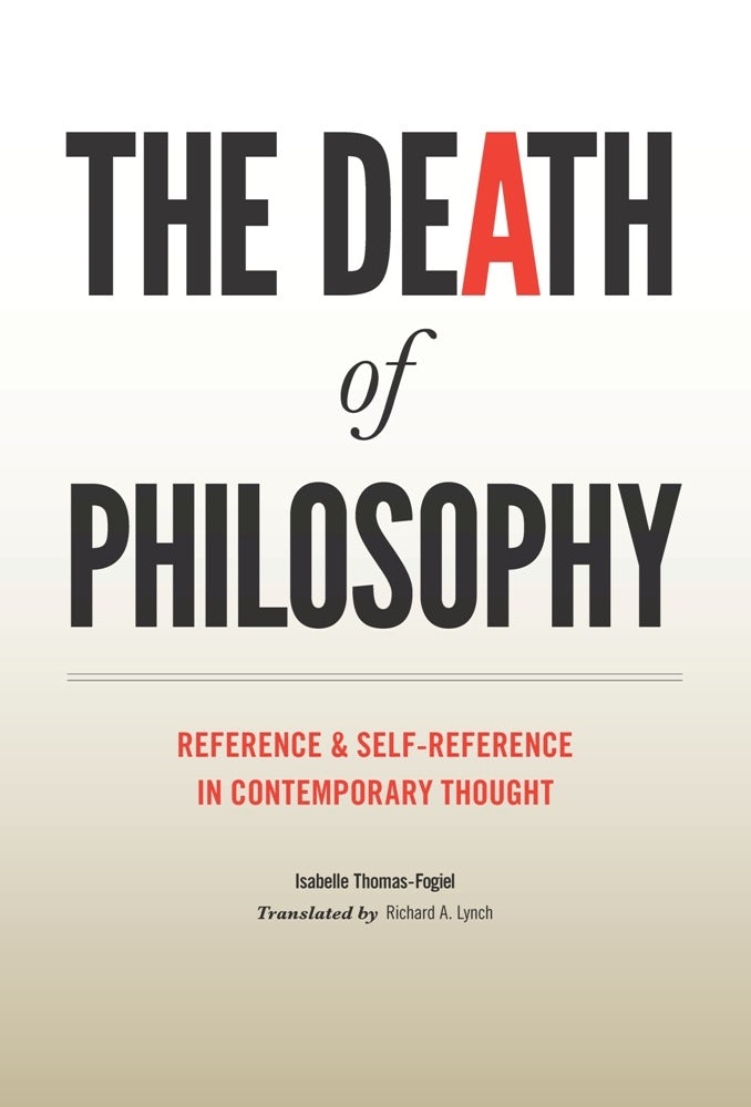 Book cover image for The Death of Philosophy ISBN: 9780231147781