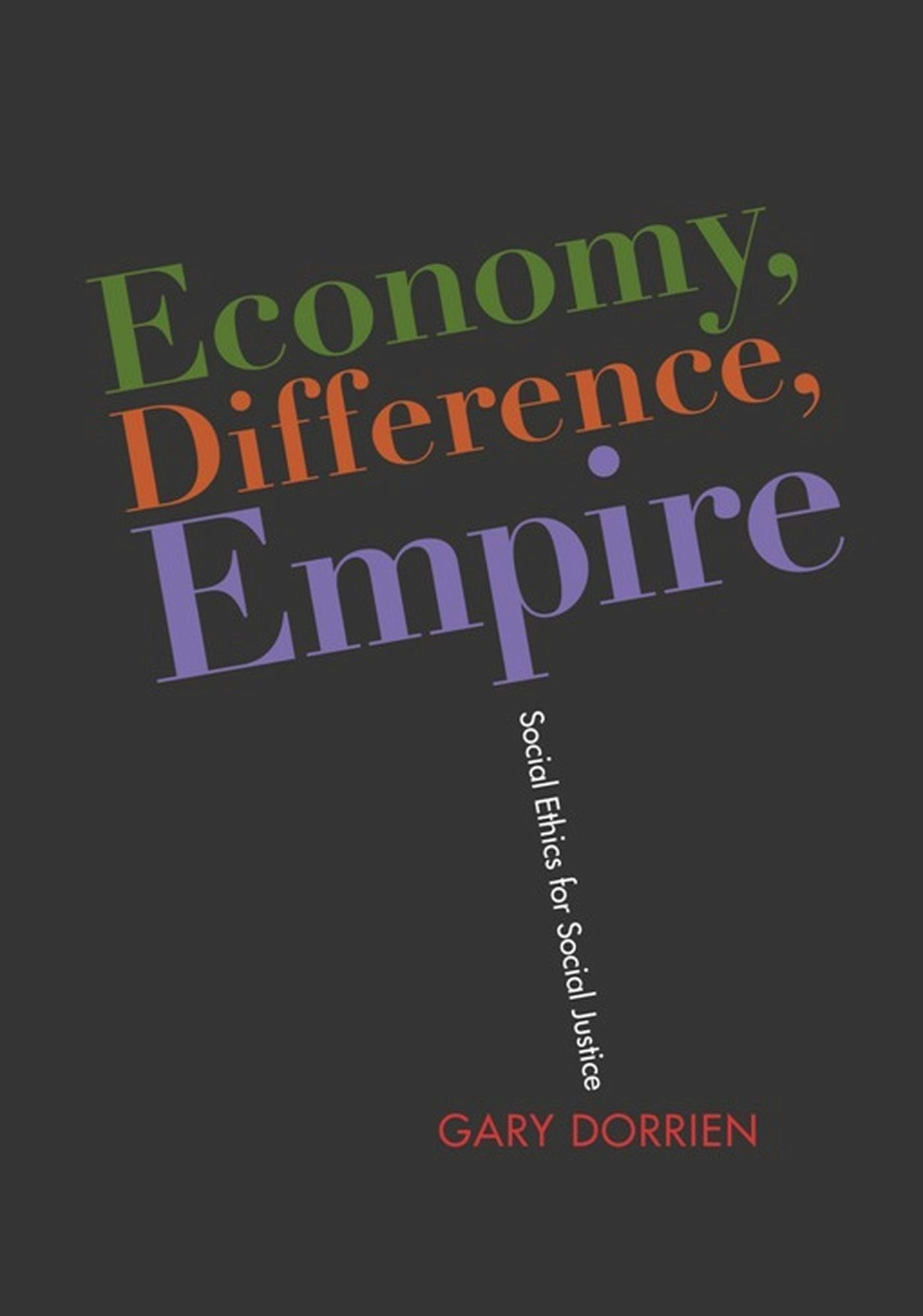 Book cover image for Economy, Difference, Empire ISBN: 9780231149846