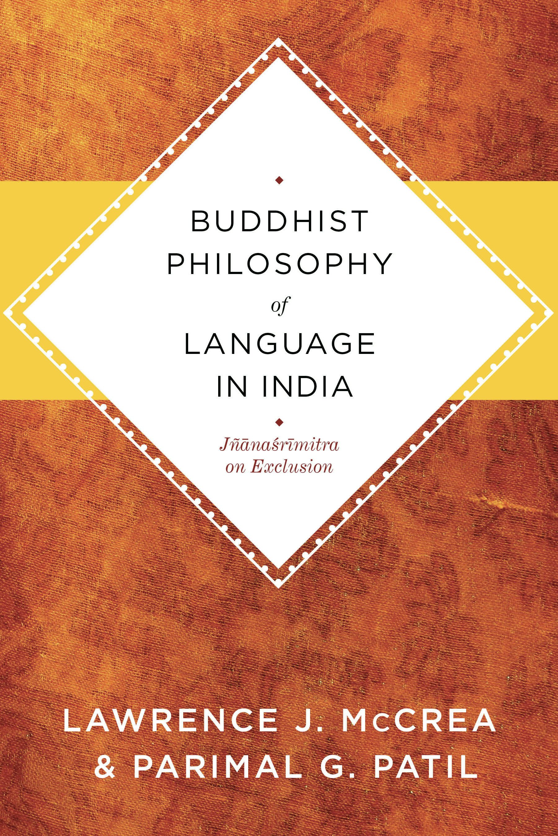 Book cover image for Buddhist Philosophy of Language in India ISBN: 9780231150958