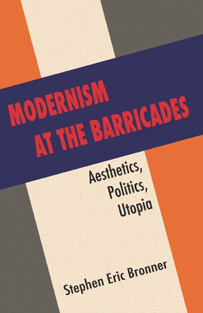 Book cover image for Modernism at the Barricades ISBN: 9780231158237