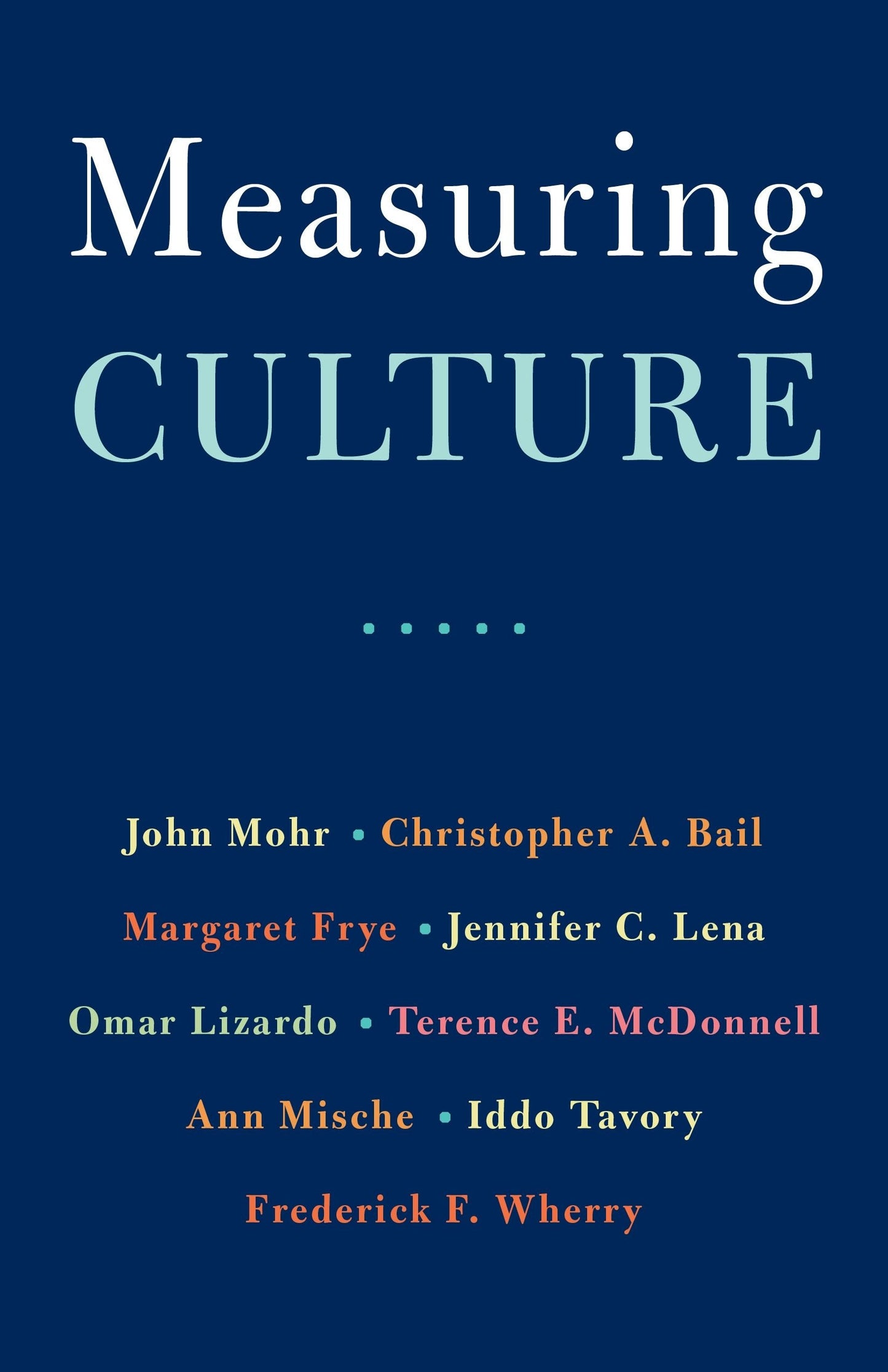 Book cover image for Measuring Culture ISBN: 9780231180283