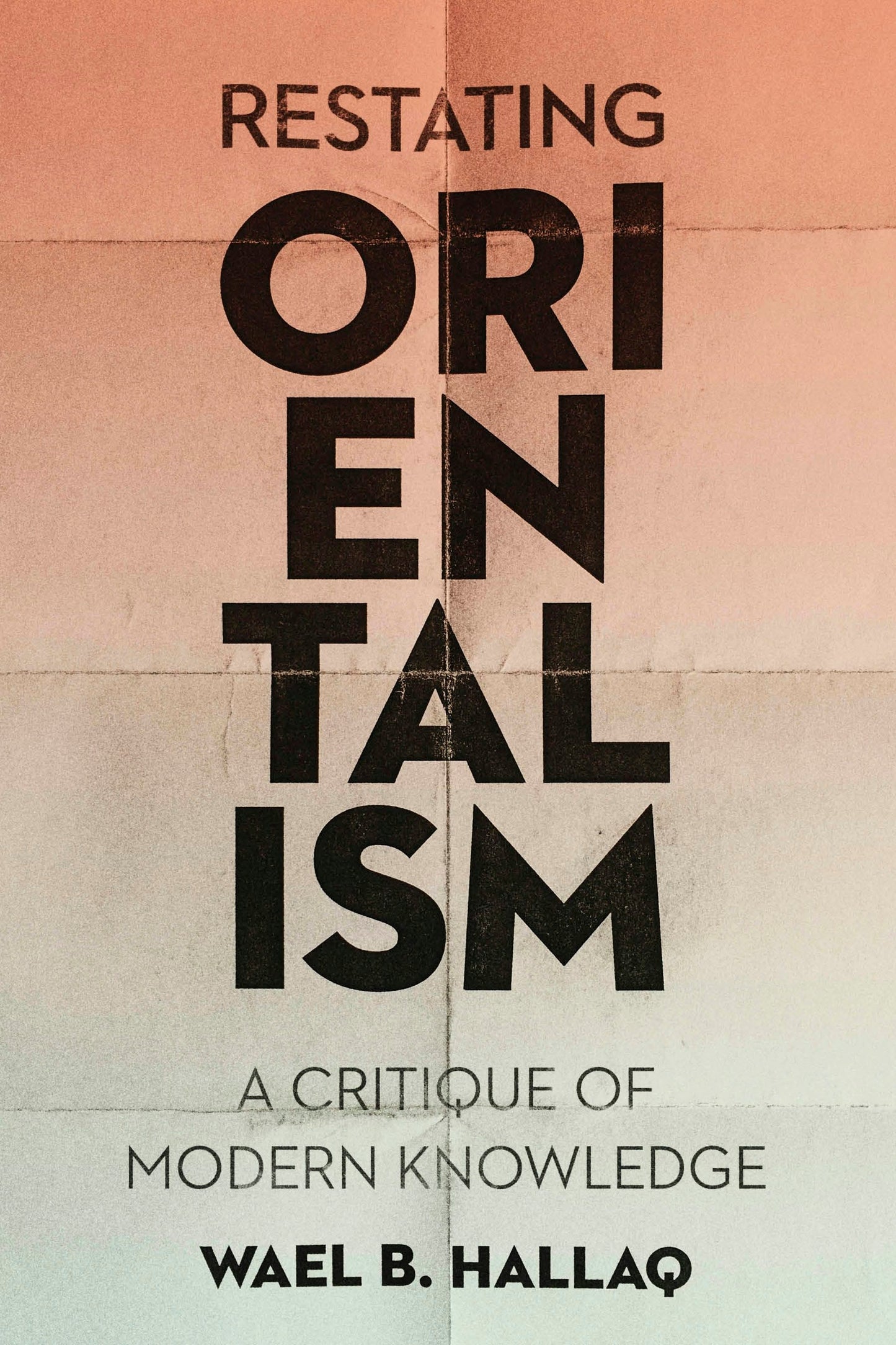 Book cover image for Restating Orientalism ISBN: 9780231187626