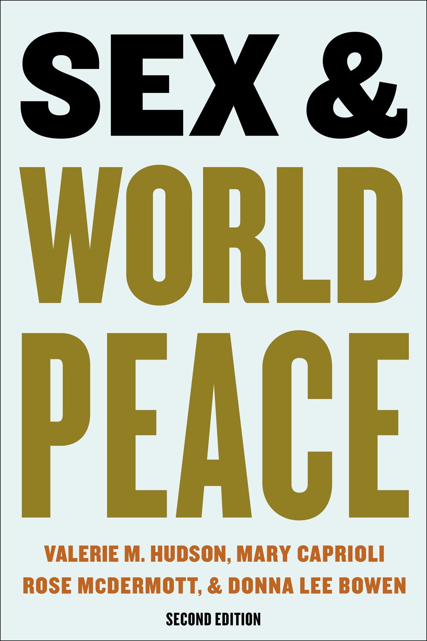 Book cover image for Sex and World Peace ISBN: 9780231204743