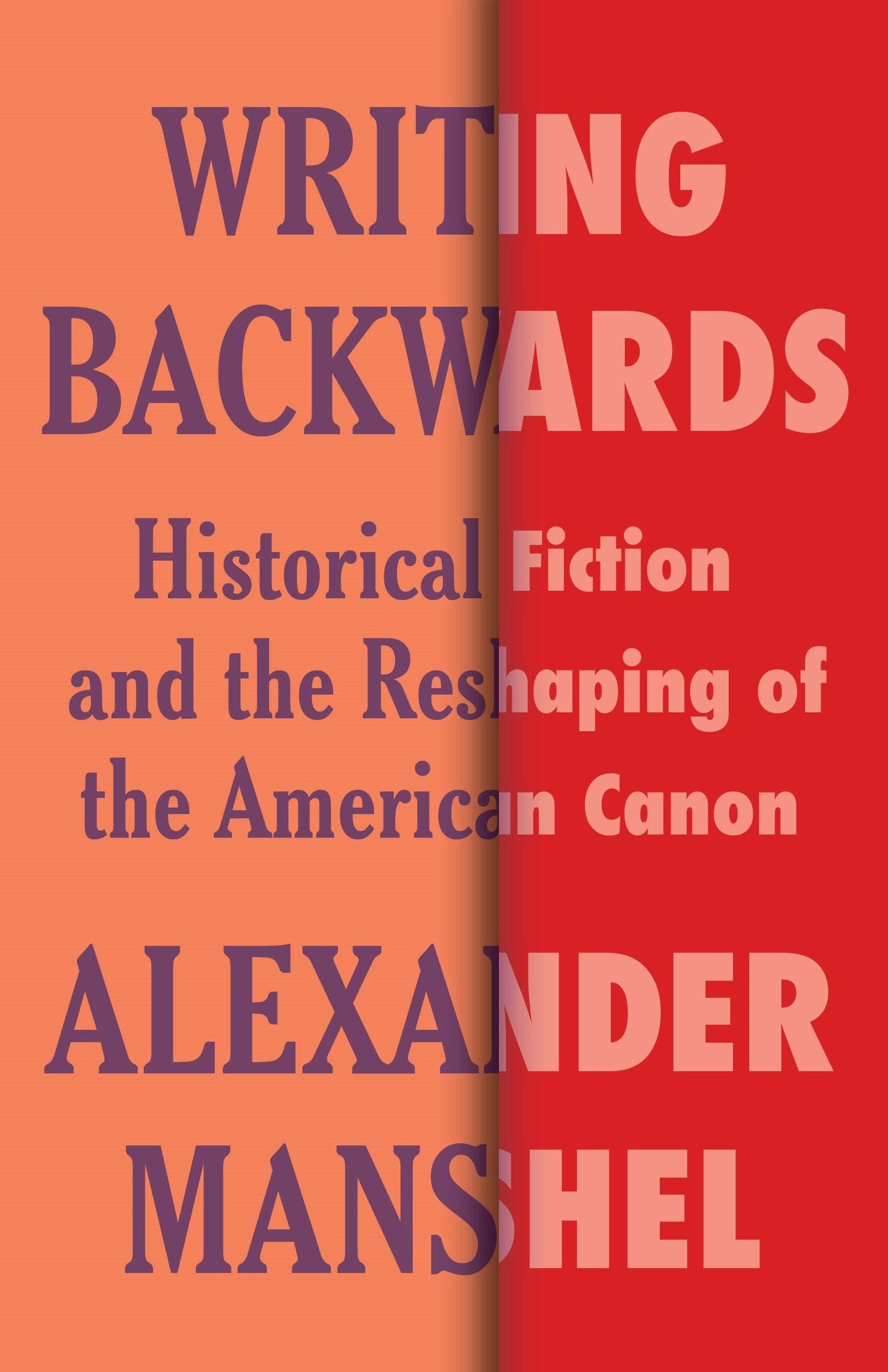 Book cover image for Writing Backwards ISBN: 9780231211277