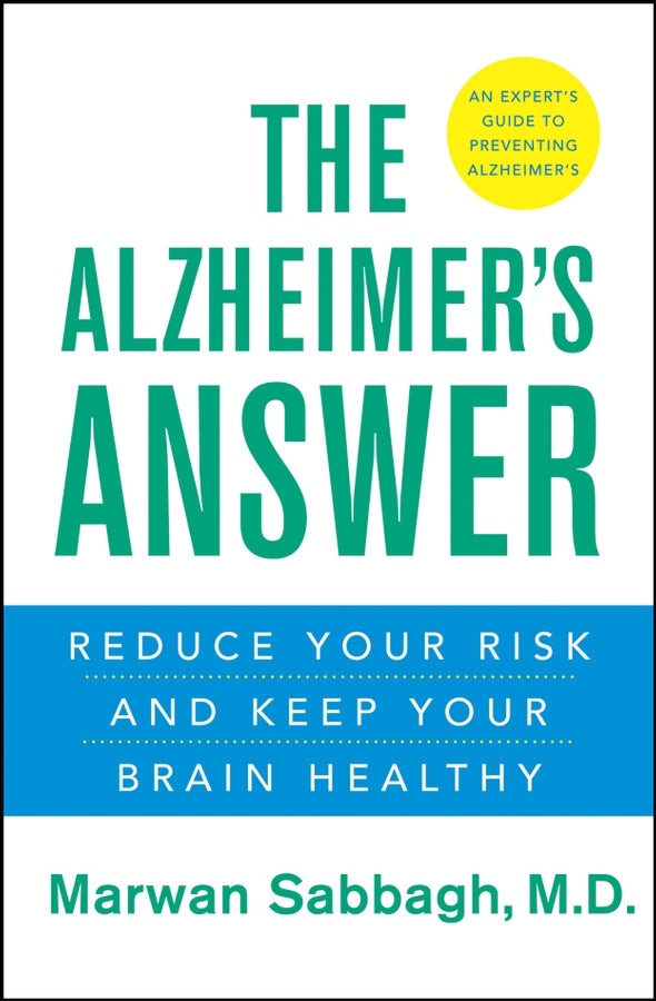 Book cover image for The Alzheimer's Answer ISBN: 9780470522455
