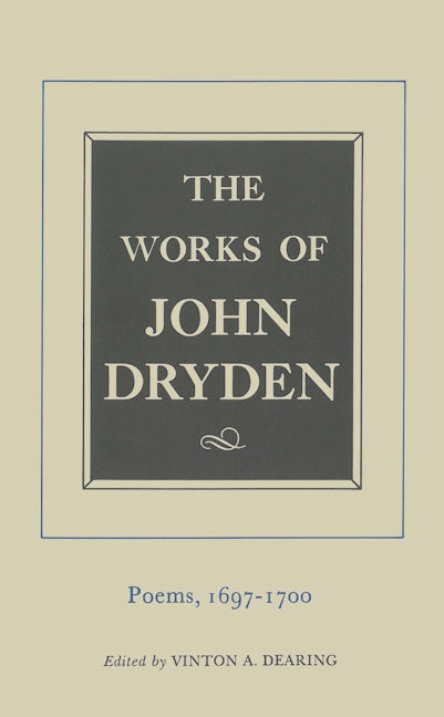 Book cover image for The Works of John Dryden, Volume VII ISBN: 9780520021235
