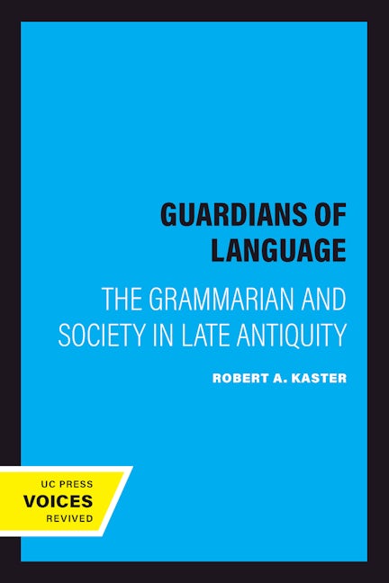 Book cover image for Guardians of Language ISBN: 9780520055353