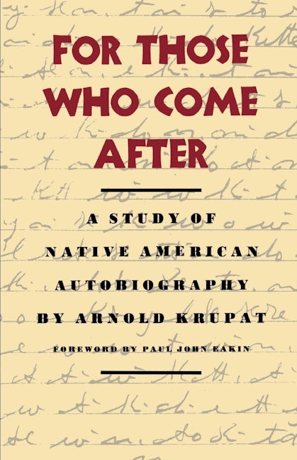 Book cover image for For Those Who Come After ISBN: 9780520066069