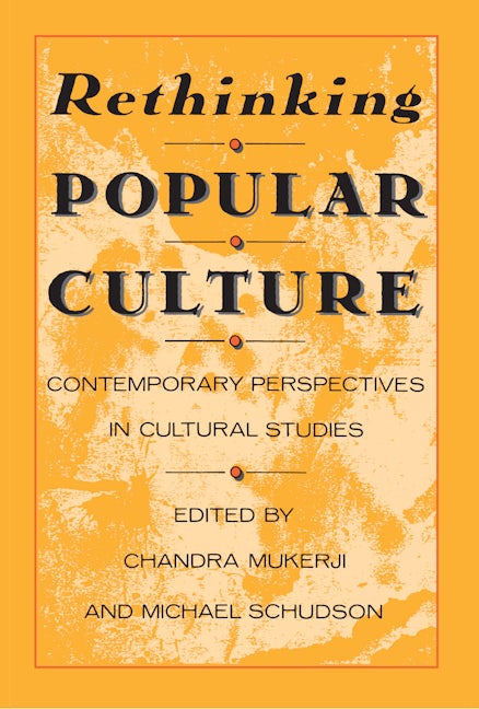 Book cover image for Rethinking Popular Culture ISBN: 9780520068933