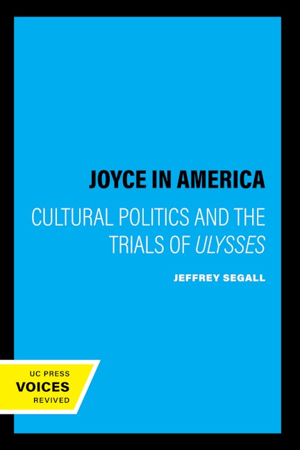 Book cover image for Joyce in America ISBN: 9780520077461