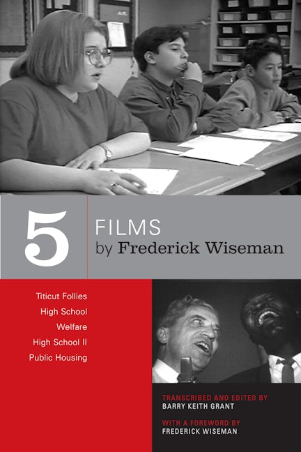Cover image for Five Films by Frederick Wiseman ISBN 9780520938700