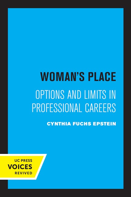 Book cover image for Woman's Place ISBN: 9780520306882