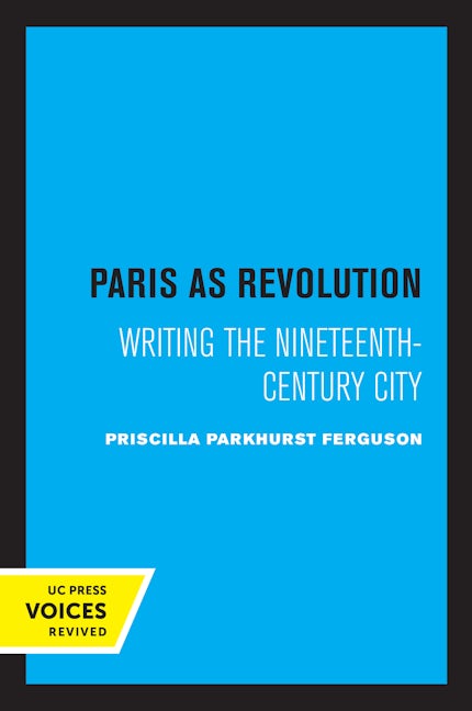 Book cover image for Paris as Revolution ISBN: 9780520322998