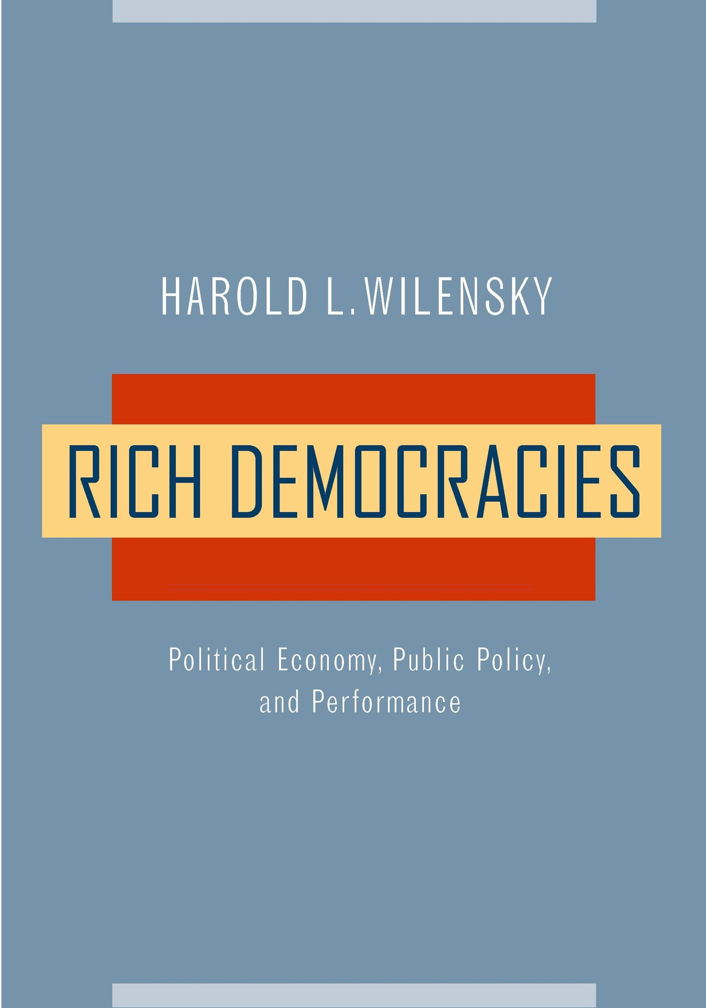 Book cover image for Rich Democracies ISBN: 9780520928336