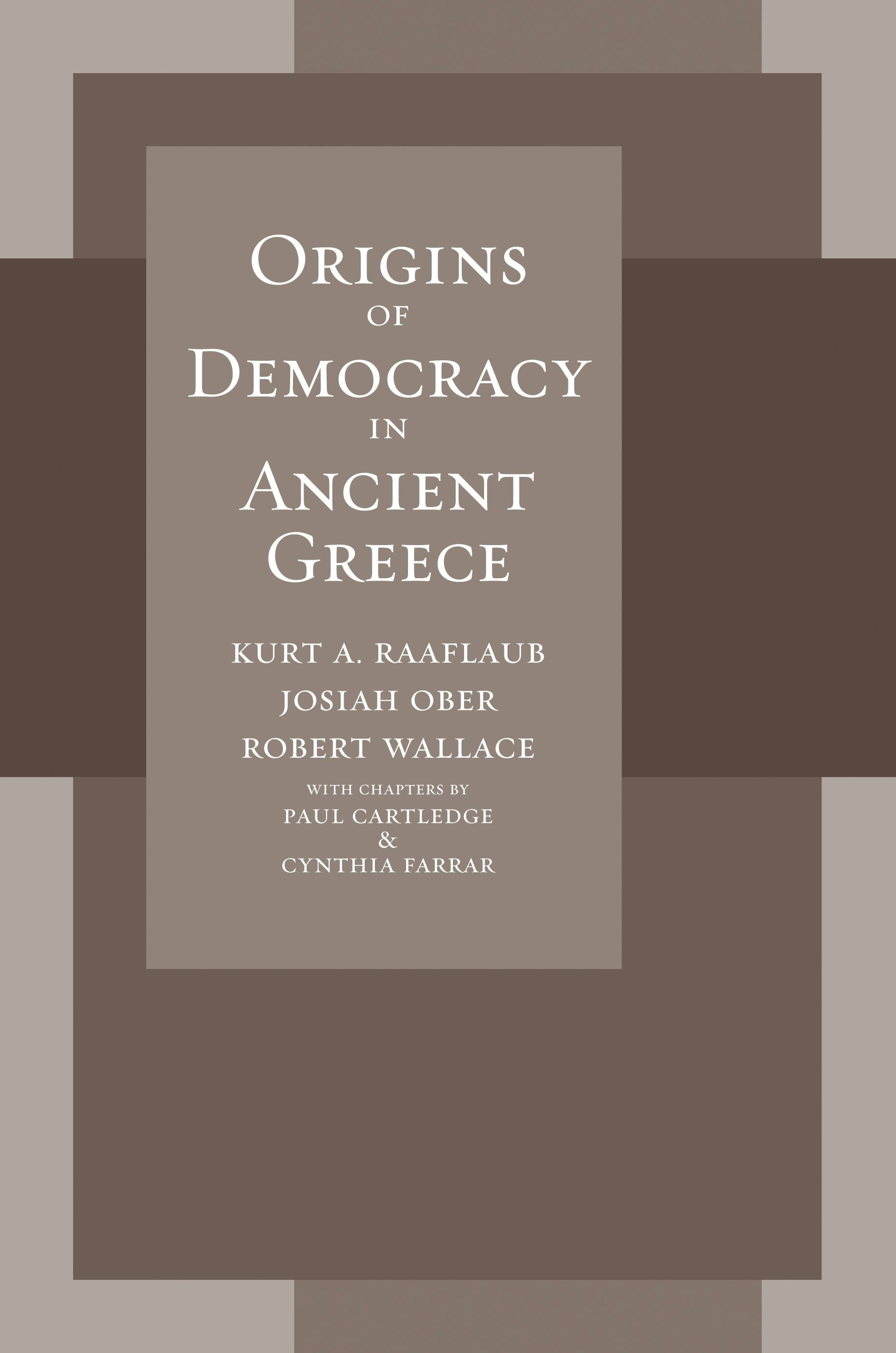 Book cover image for Origins of Democracy in Ancient Greece ISBN: 9780520932173