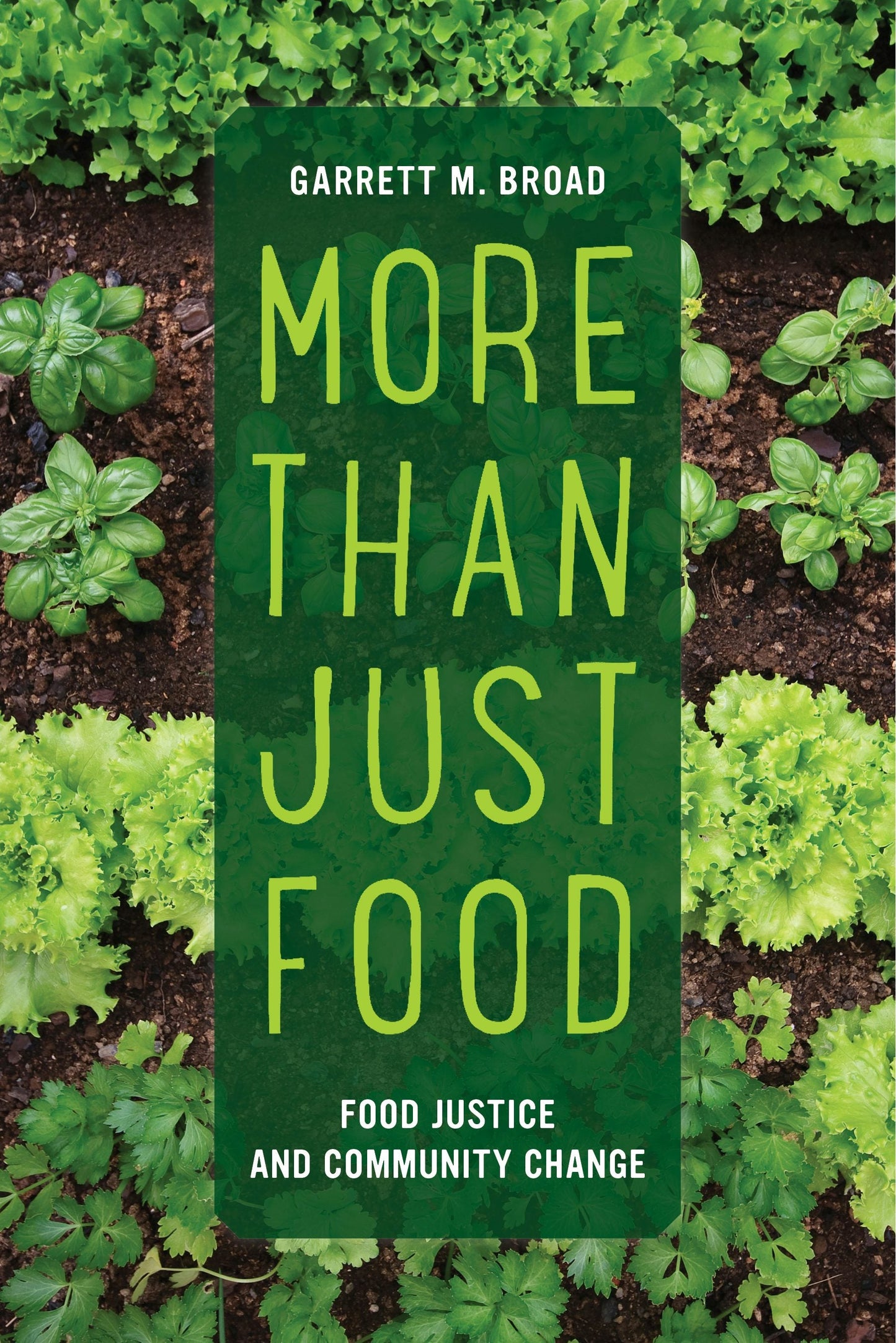 Book cover image for More Than Just Food ISBN: 9780520962569