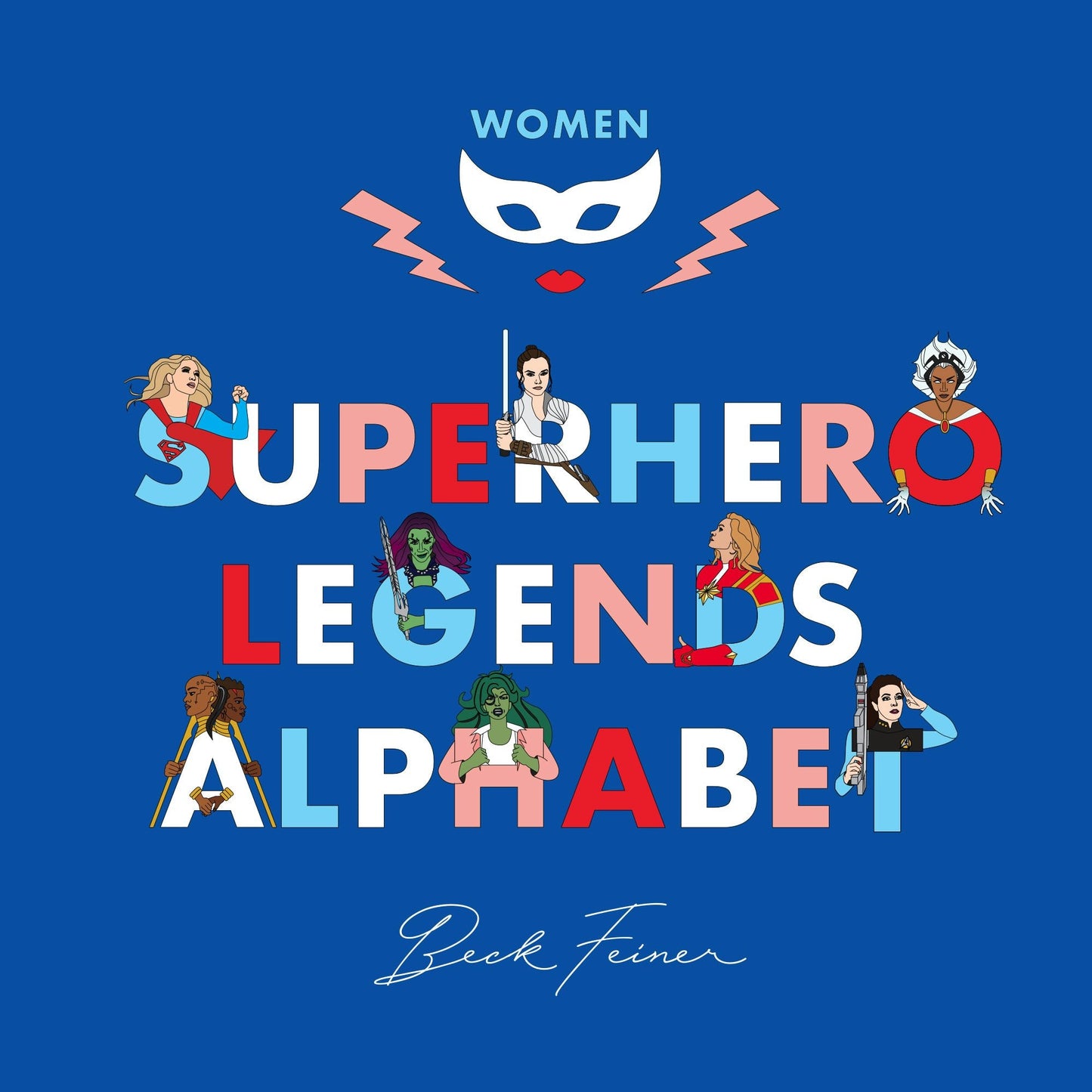 Book cover image for Superhero Legends Alphabet: Women ISBN: 9780645200119