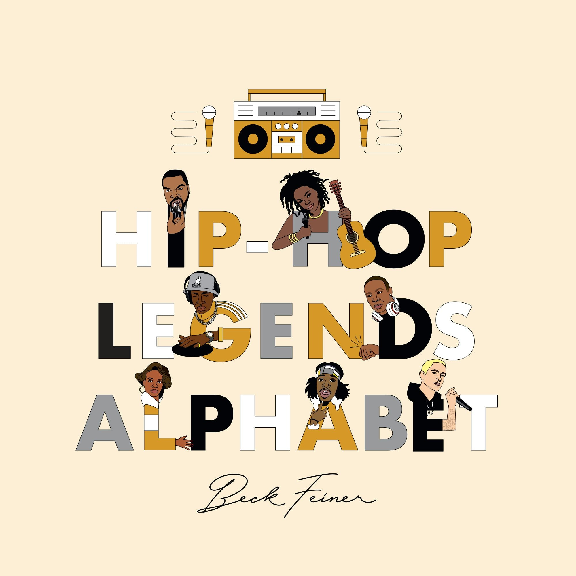 Book cover image for Hip-Hop Legends Alphabet ISBN: 9780645200133