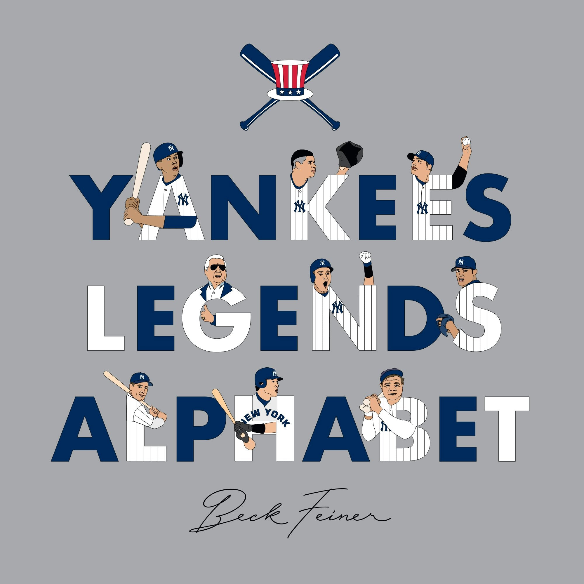 Book cover image for Yankees Legends Alphabet ISBN: 9780645200195