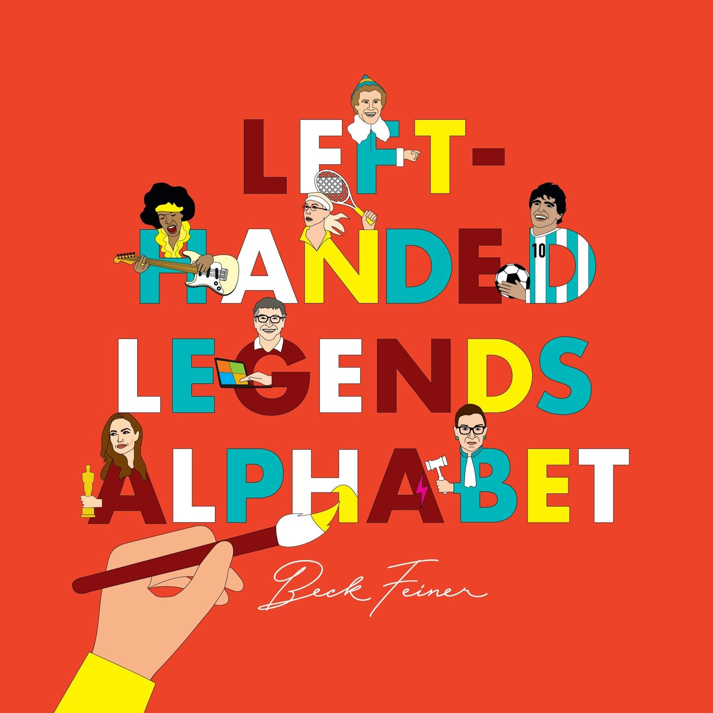 Book cover image for Left-handed Legends Alphabet ISBN: 9780648962809