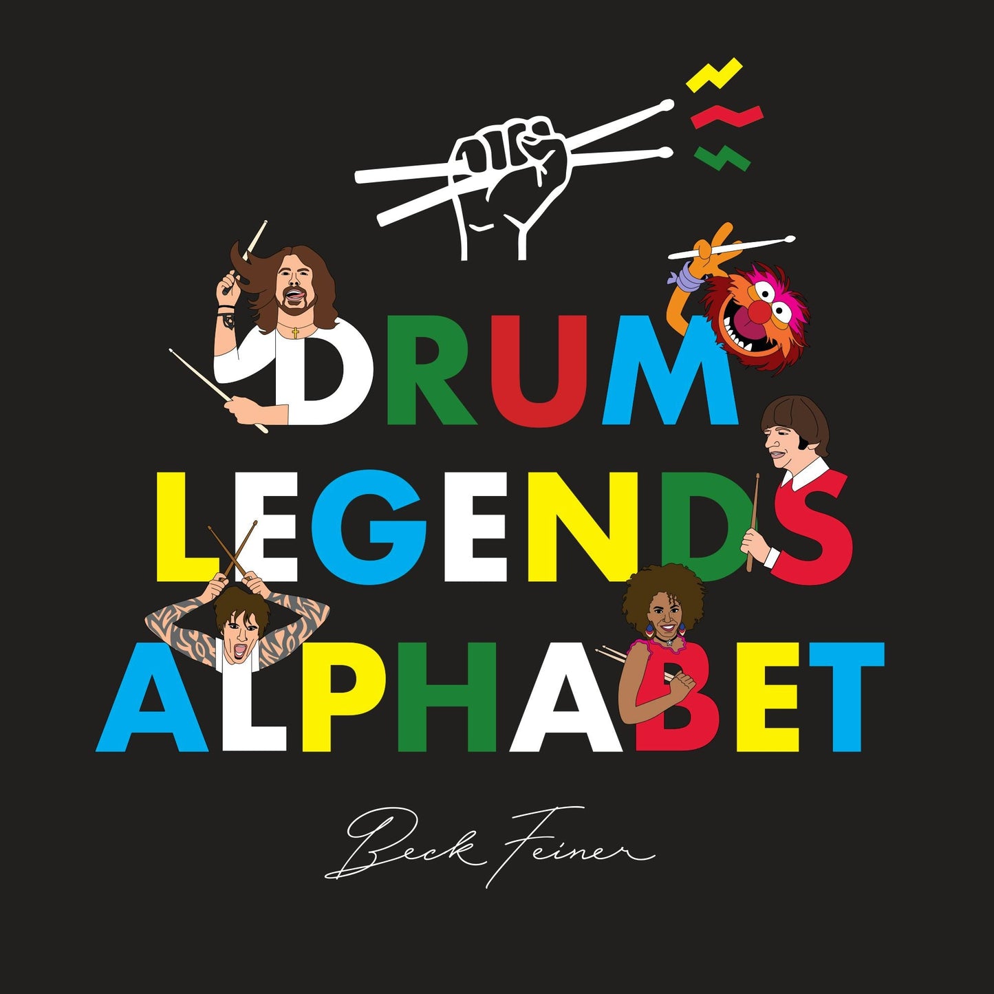 Book cover image for Drum Legends Alphabet ISBN: 9780648962885