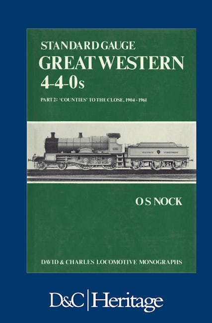 Book cover image for Standard Gauge Great Western 4-4-0s Part 2 ISBN: 9780715376843
