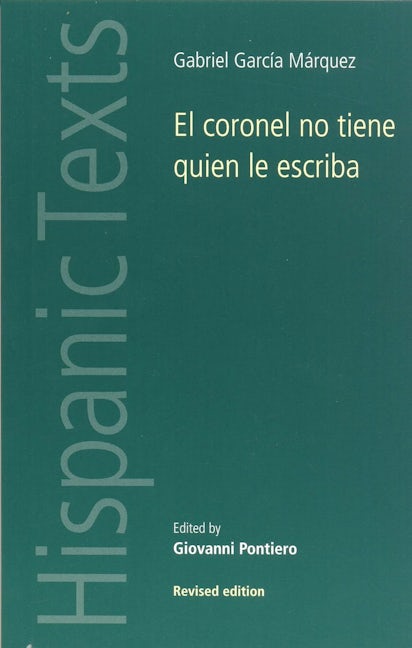 Book cover image for El coronel no tiene quien le escriba ISBN: 9780719008368