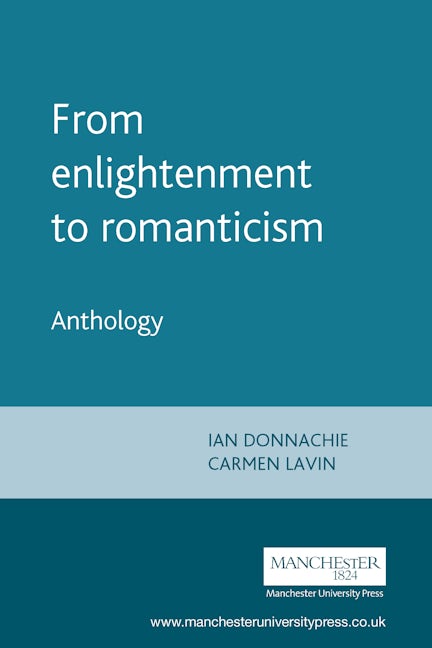 Book cover image for From enlightenment to romanticism ISBN: 9780719066719