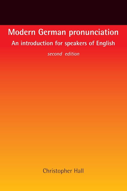 Book cover image for Modern German pronunciation ISBN: 9780719066894
