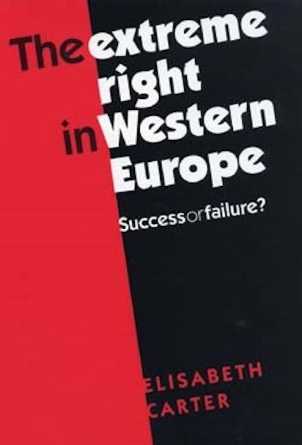Book cover image for The extreme Right in Western Europe ISBN: 9780719070495