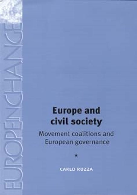 Book cover image for Europe and civil society ISBN: 9780719073700