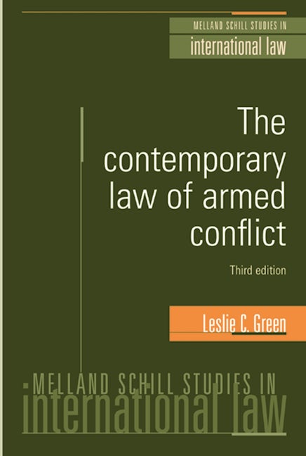 Book cover image for The contemporary law of armed conflict: Third edition ISBN: 9780719073786