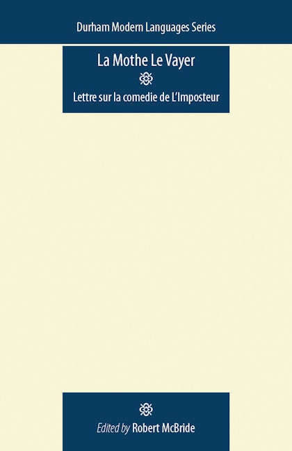 Book cover image for La Mothe le Vayer ISBN: 9780719085932