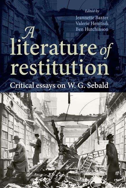 Book cover image for A literature of restitution ISBN: 9780719088520