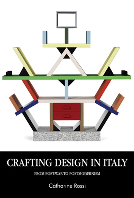 Book cover image for Crafting design in Italy ISBN: 9780719089404