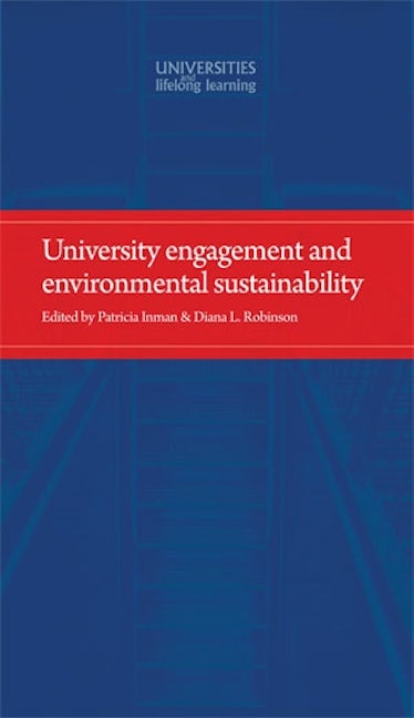 Book cover image for University engagement and environmental sustainability ISBN: 9780719091629