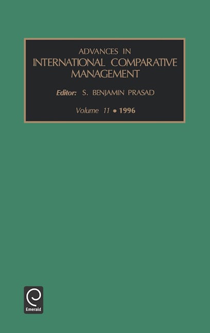Book cover image for Advances in International Comparative Management ISBN: 9780762300075