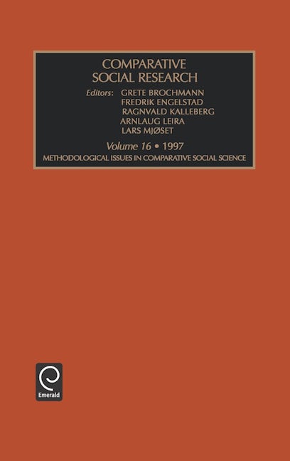 Book cover image for Methodological Issues in Comparative Social Science ISBN: 9780762302505
