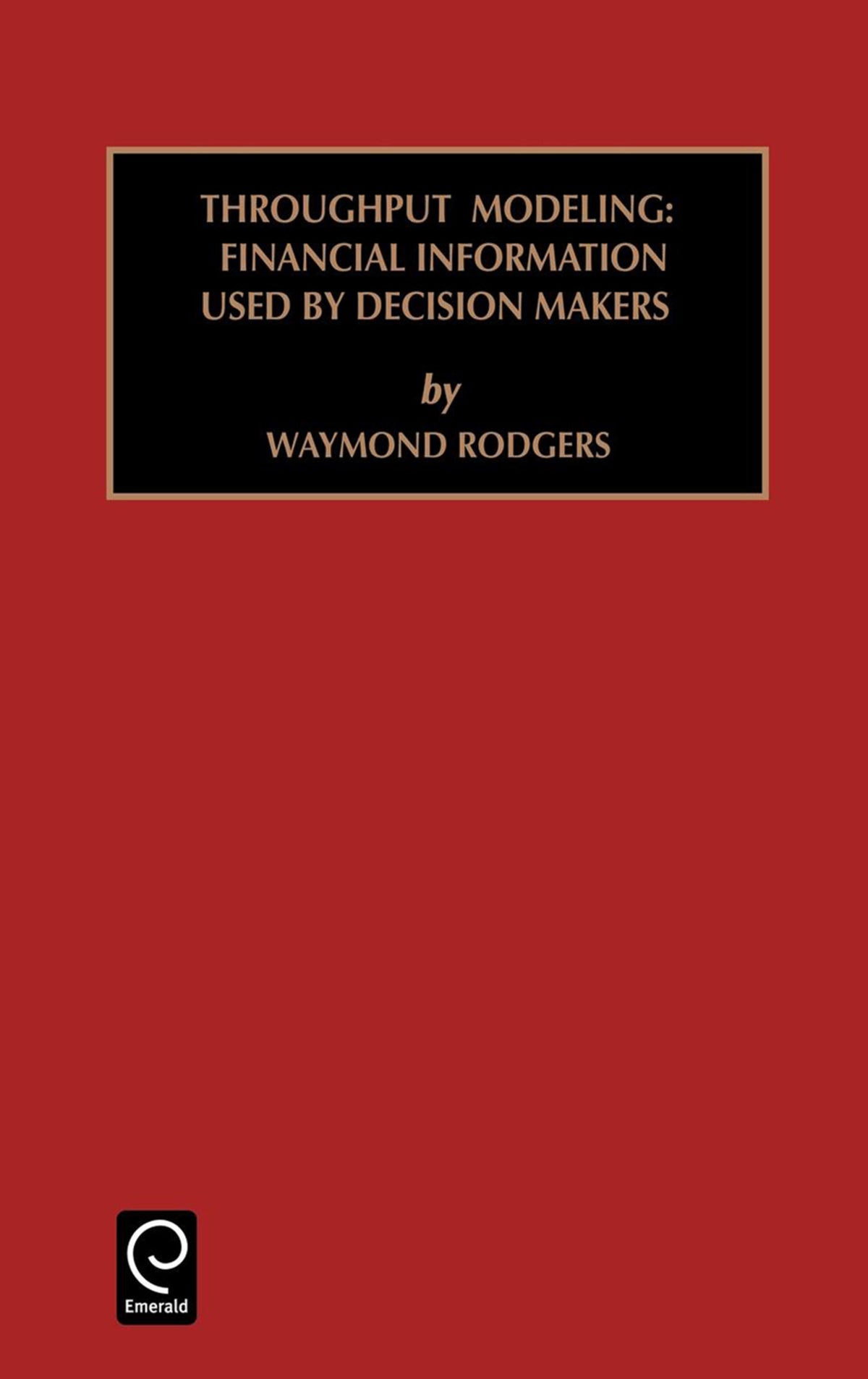 Cover image for Throughput Modeling ISBN 9780762303403