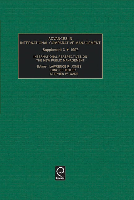 Book cover image for International Perspectives on the New Public Management ISBN: 9780762303762
